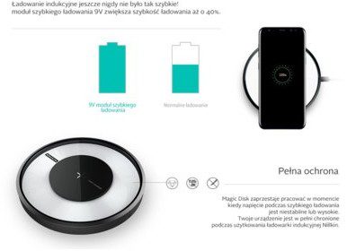 Nillkin Ładowarka bezprzewodowa Magic Disk 4, czarna
