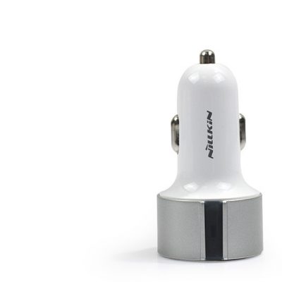 Nillkin Ładowarka samochodowa Vigor Car Charger 3,4A z 2 x USB i LED - srebrna LANL000NLVCSIV000