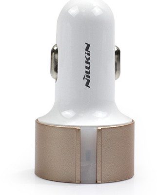 Nillkin Ładowarka samochodowa Vigor Car Charger 3,4A z 2 x USB i LED - złota LANL000NLVCGLD000