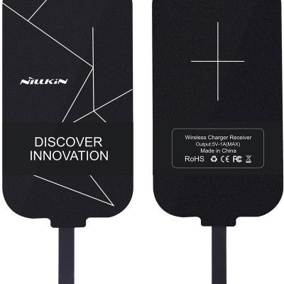 Nillkin Magic Tags odbiornik QI wkładka indukcyjna ze złączem micro USB czarny 6902048114340