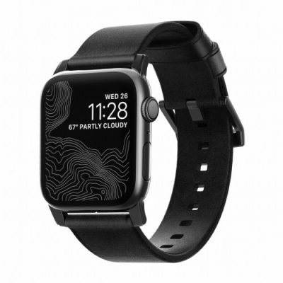NOMAD NOMAD Strap Modern Leather Black 42mm / 44mm NM1A41BM00