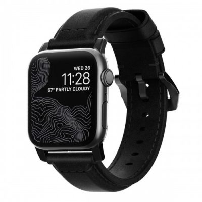 NOMAD NOMAD Strap Traditional Leather Black 42mm / 44mm Black NM1A41BT00