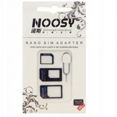 Noosy Adaptery adapter karta Sim Microsim Nanosim