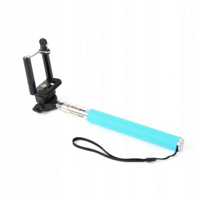 Omega Uchwyt do selfie monopod niebieski