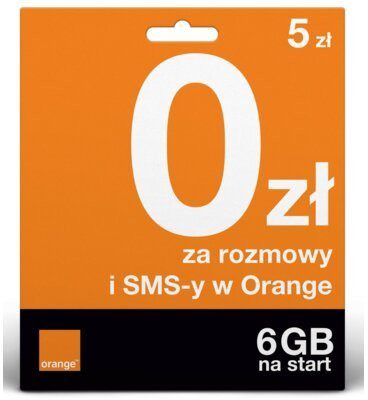 ORANGE Pakiet startowy ORANGE One 5 zł