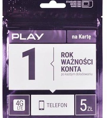 Pakiet startowy PLAY Internet na kartę 1GB