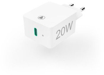 Philips Ładowarka sieciowa Hama 20W PD QC 3.0 z wyjściem USB-C biała kompatybilna z iPhone 210535