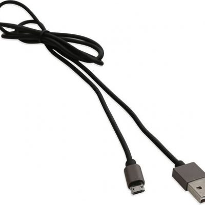 Platinet MICRO USB TO USB CABLE WITH REVERSIBLE PLUGS 1M BLACK 43466