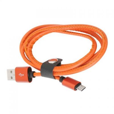 Platinet USB A MicroUSB 1m Pomarańczowy