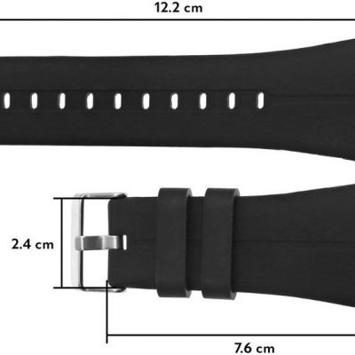 Polar Alogy Pasek gumowy soft Alogy do M400/M430 + narzędzia Czarny 8506X1