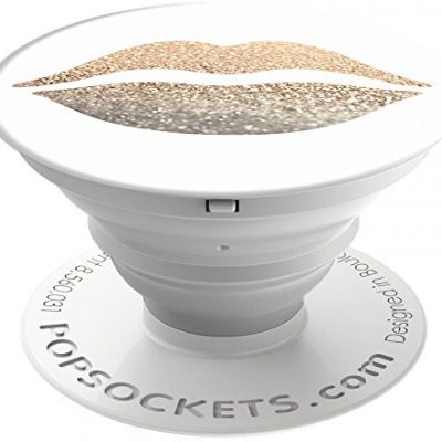 PopSockets Pop Socket Special Edition, motyw: w kolorze złotym usta 101209