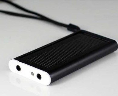 Power Bank 1350mAh z panelem słonecznym Czarny S1350