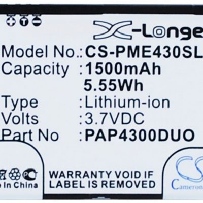Prestigio MultiPhone 4300 Duo / PAP4300DUO 1500mAh 5.55Wh Li-Ion 3.7V (Cameron S (CS-PME430SL)