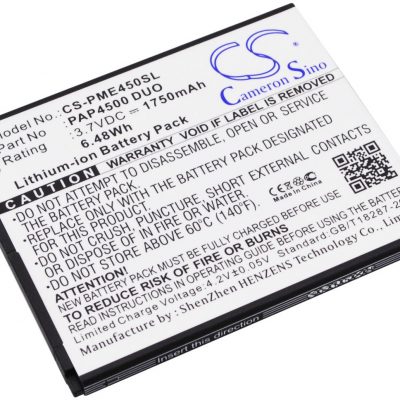 Prestigio MultiPhone 4500 Duo / PAP4500 Duo 1750mAh 6.48Wh Li-Ion 3.7V (Cameron (CS-PME450SL)