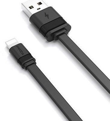 Proda Proda Fenche Series PD-B17i płaski kabel USB / Lightning 3A 1M czarny - Czarny PD-B17i black