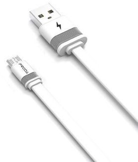 Proda Proda Fenche Series PD-B17m płaski kabel USB micro USB 3A 1M biały 46754-uniw