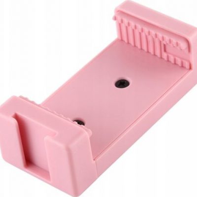 PULUZ Selfie stick Uchwyt Na Telefon Statyw 2x Gwint 1/4"" Stopka Iso Różowy SB5605