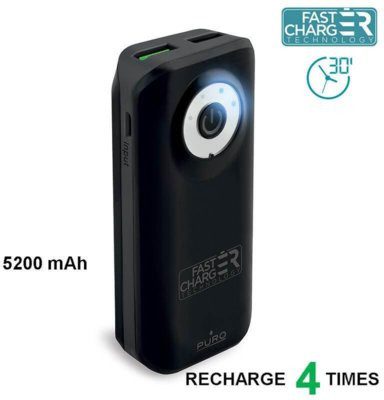 PURO 5200mAh Czarny FCBB52C4BLK