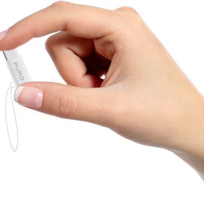 PURO Adapter Micro USB to USB-C - Adapter Micro USB na USB-C 2.0 do ładowania & synchronizacji danych, 2A, 480 Mbps + linka bezpieczeństwa (biały) AMUSBCWHI