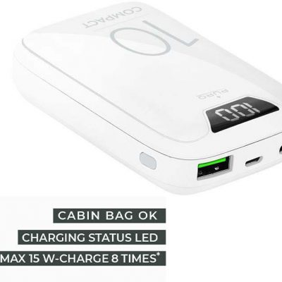 PURO Compact 10000mAh Biały (FCBB100P8WHI)