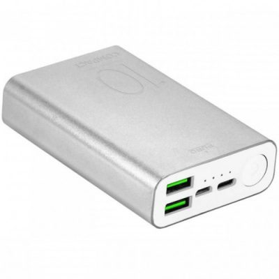 PURO Compact 10000mAh Srebrny (FCBB100P7SIL)