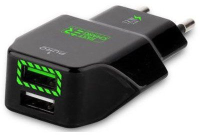PURO Ładowarka sieciowa Travel Fast Charger Czarny FCTCV2USB24BLK Rozłóż zakup na 10 rat Travel Fast Charger Czarny FCTCV2USB24BLK