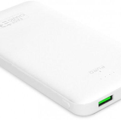 PURO White Fast Charger 10000 mAh 2 x USB-A + 1 x USB-C biały PWFCBB100P2WHI