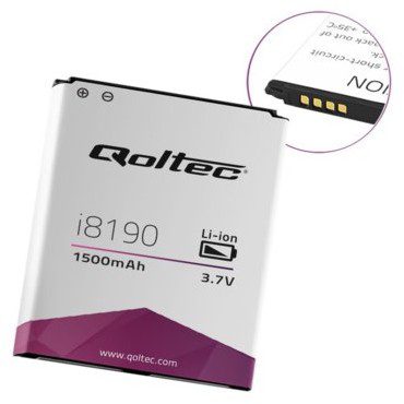 Qoltec Bateria do Samsung S3 mini i8190 Ace2 i8160,1500mAh 52006.I8160