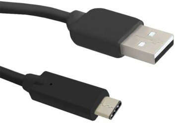 Qoltec Kabel USB 3.1 typ C męski | USB 2.0 A męski | 0.25m 50496