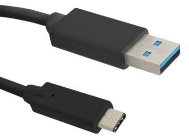 Qoltec Kabel USB 3.1 typ C męski | USB 3.0 A męski | 0.25m 50420
