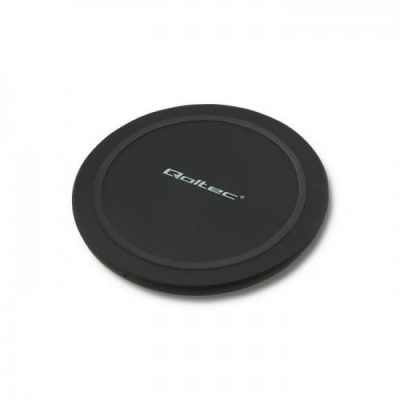 Qoltec Ładowarka indukcyjna RING | Qualcomm QuickCharge 3.0 | 10W | czarny (51841)
