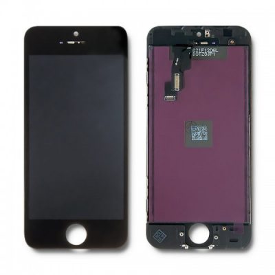 Qoltec Qoltec Wyświetlacz dotykowy LCD do Apple iPhone 5C | czarna ramka