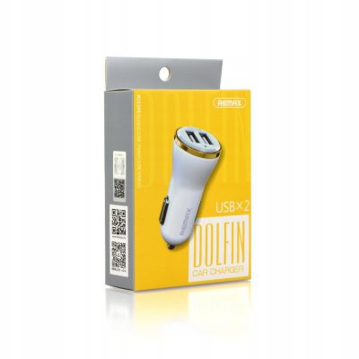 Remax ładowarka samochodowa Dolfin 2xUSB 2,4A RCC2
