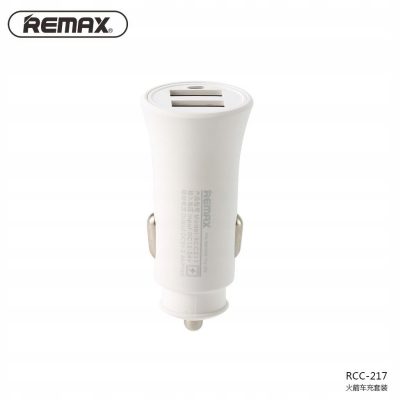 Remax ładowarka samochodowa Rocket 2xUSB 2,4A