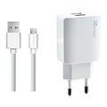 Reverse Ładowarka sieciowa IPHONE 2A 2xUSB+kabel 1 Metr U21 biała