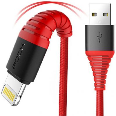ROCK Kabel USB ROCK Lightning Wzmacniany iPhone 120cm 996