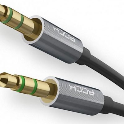 Rock Kabel USB Rock Rock Aux Cable 100cm Black