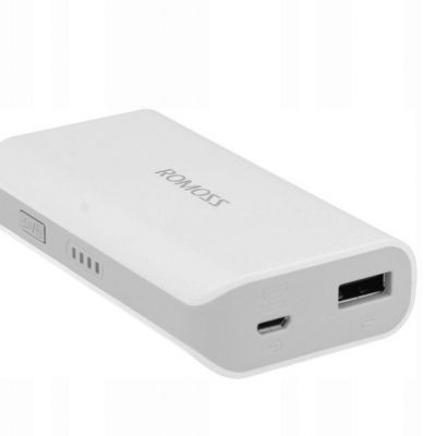 Romoss Bateria PowerBank SOLO2 4000mAh latarka Led