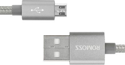 Romoss kabel micro USB (ładowanie, komunikacja) - gray / szary PB/RO-MIC-GR