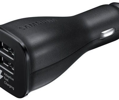 Samsung Ładowarka Samochodowa Dual Fast Charge EP-LN920BBEGWW