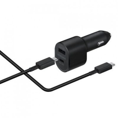 Samsung Ładowarka Samochodowa Samsung Car Charger EP-L5300XB 45W + 15W z kablem USB-C 8806090360800