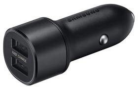 Samsung Zasilacz samochodowy EP-L1100 2x USB s funkcí rychlonabíjení 15W EP-L1100WBEGEU) Czarny