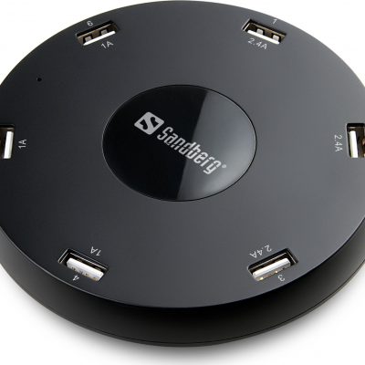 Sandberg Ładowarka sieciowa USB 3 x 2.4A + 3x1A 440-83