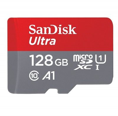 SanDisk Ultra Android microSDXC UHS-I 128GB 100MB/s A1 Class 10 (SDSQUAR-128G-GN6MA)