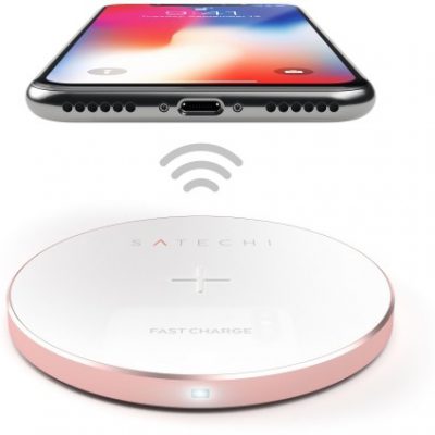 Satechi Satechi Aluminum Wireless Charger Rose Gold | iPhone X ST-WCPR