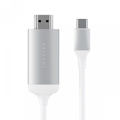 Satechi Satechi HDMI 4K 60Hz USB-C Kabel Silver ST-CHDMIS