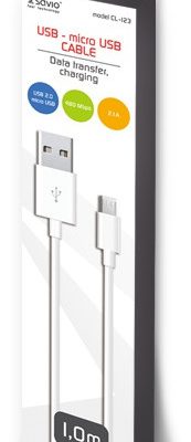 Savio Kabel USB Micro USB 1m