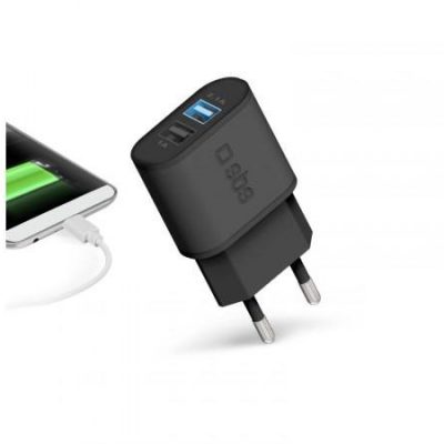 SBS 2.1A FC 2xUSB czarna