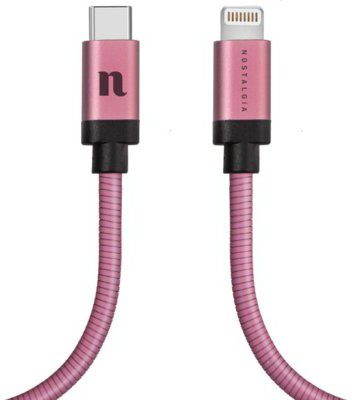SBS Kabel USB Typ C Lightning Nostalgia 1 m
