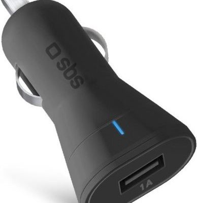 SBS Ładowarka Mobile ZAPALNICZKA 1X USB 1A 12V/24V CZARNA TECRUSB1ASTD TECRUSB1ASTD